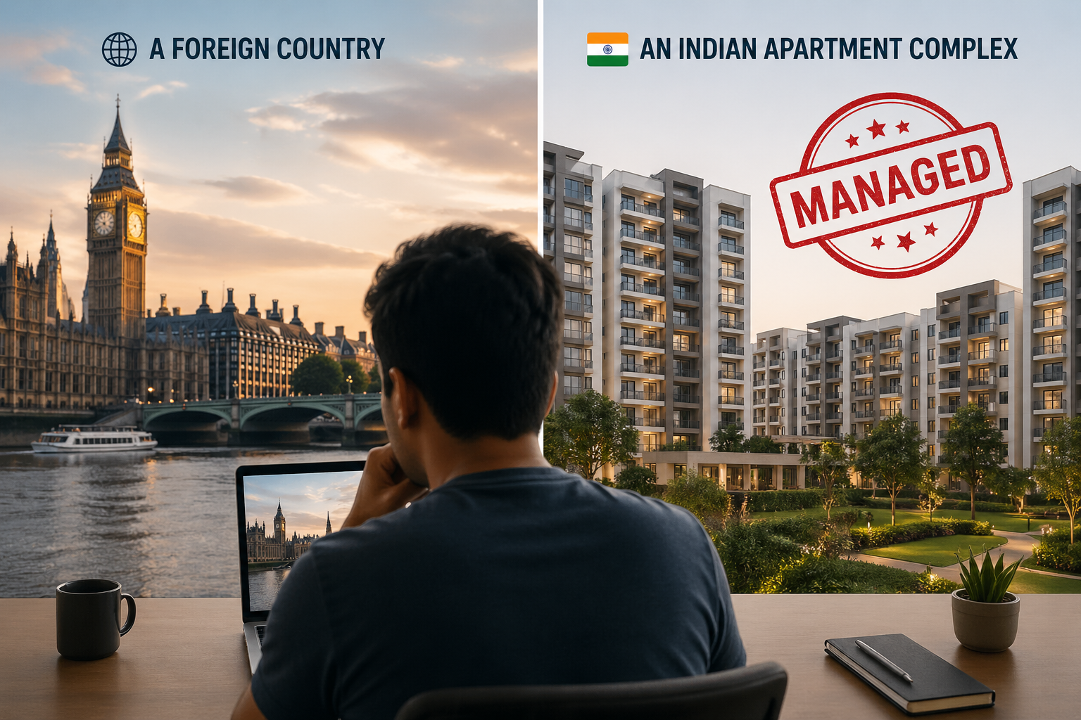 NRIs to manage their flat from abroad