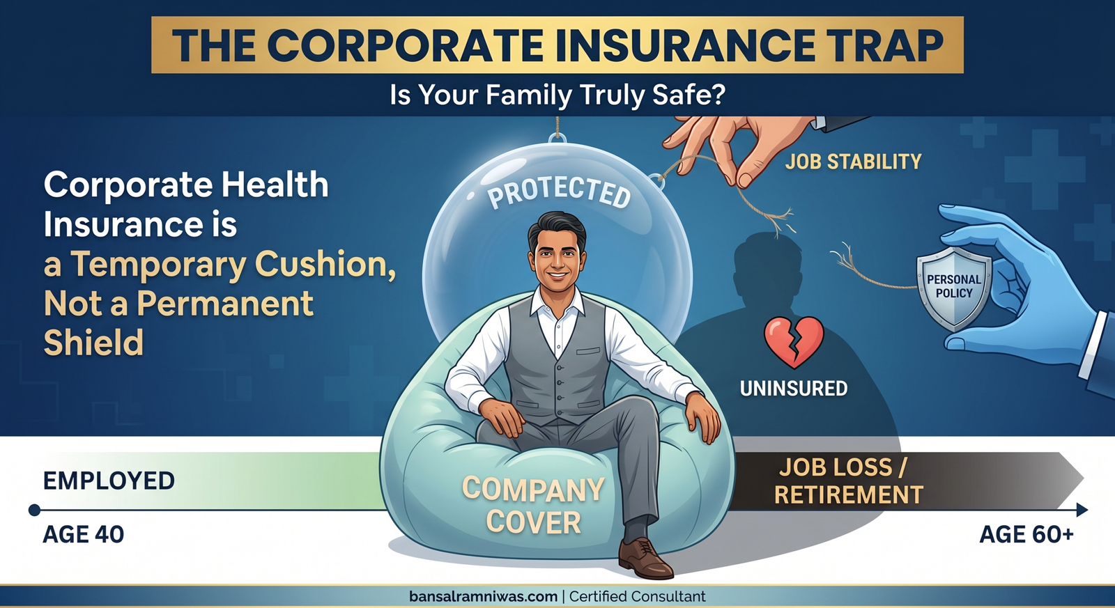 company health insurance vs personal policy