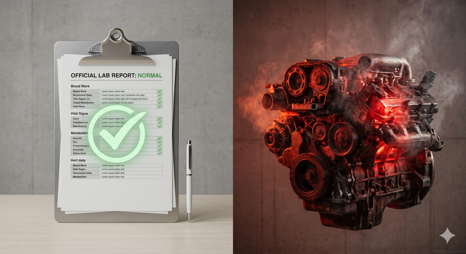 Normal lab reports vs true health