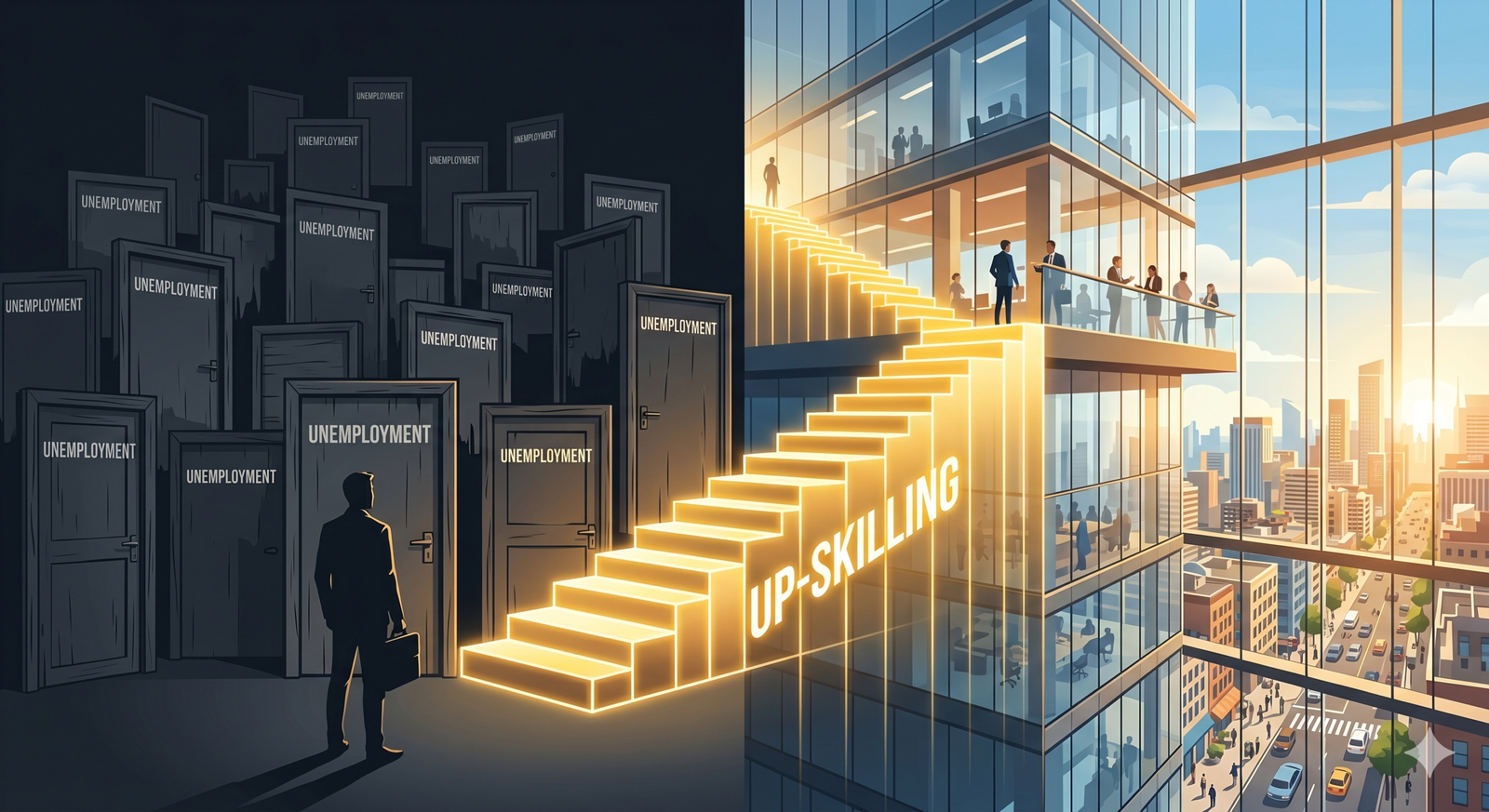 How to overcome unemployment by upskilling