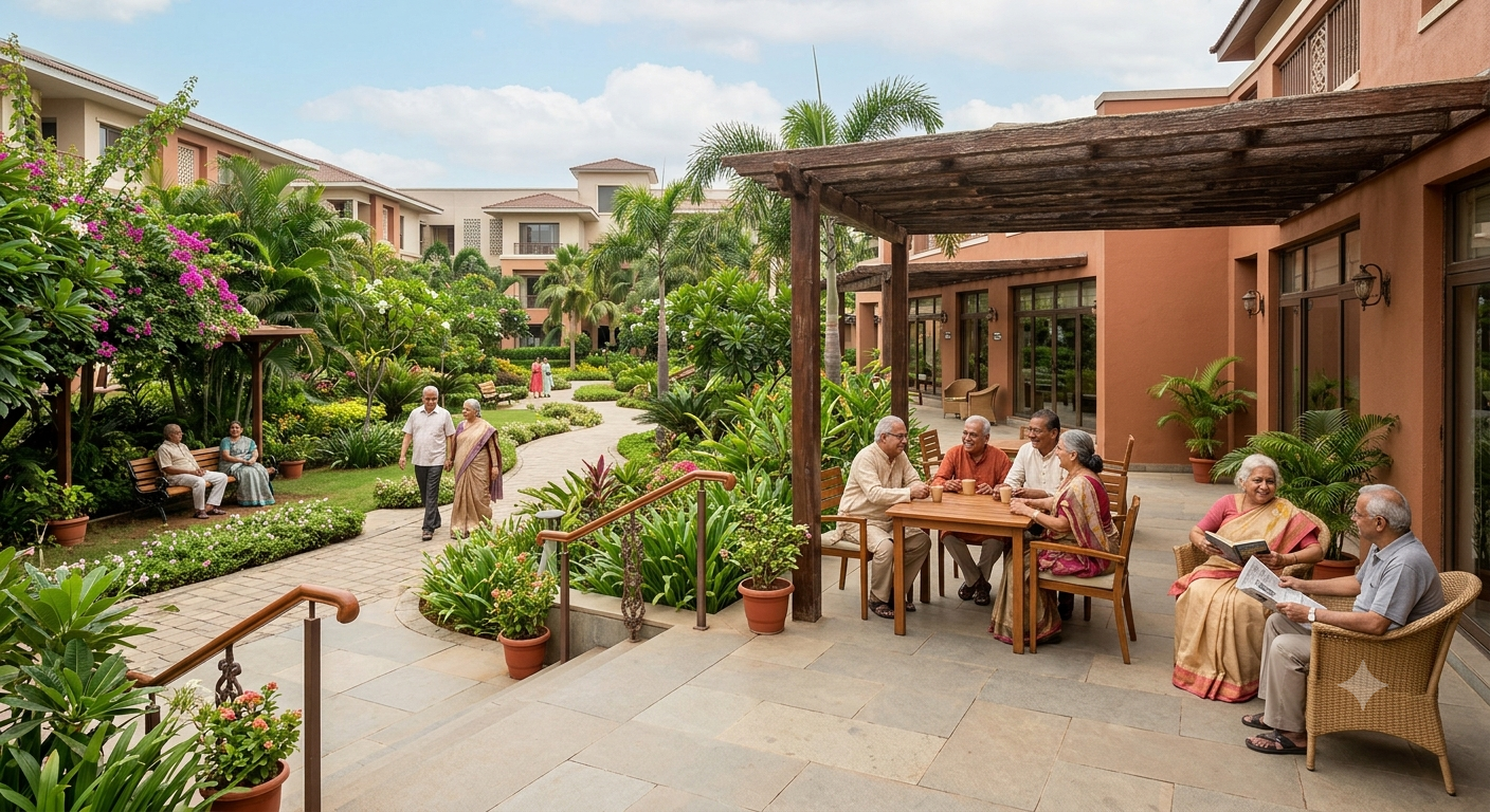 senior citizen community living in India